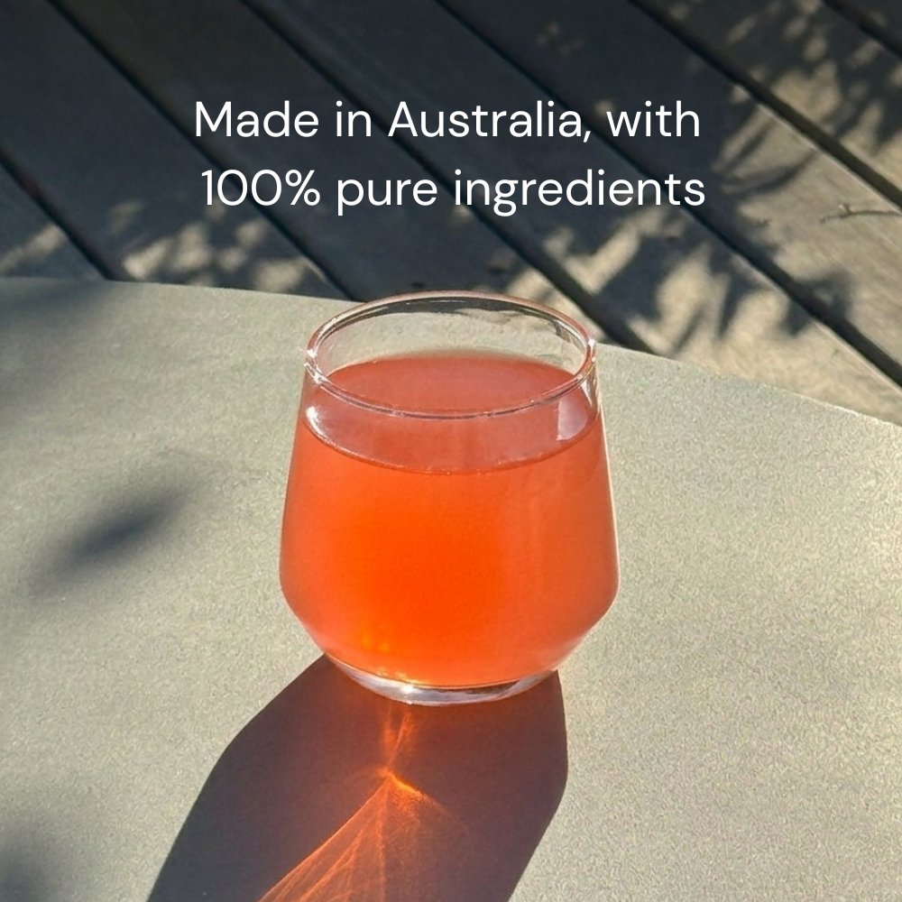 Strong Muscles drink — made in Australia with 100% pure ingredients